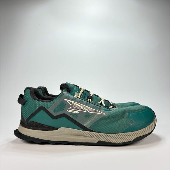 Altra Lone Peak All-WTHR Low 2 Dark Green Waterproof Trail Shoes Men's Size 11 - Picture 1 of 10